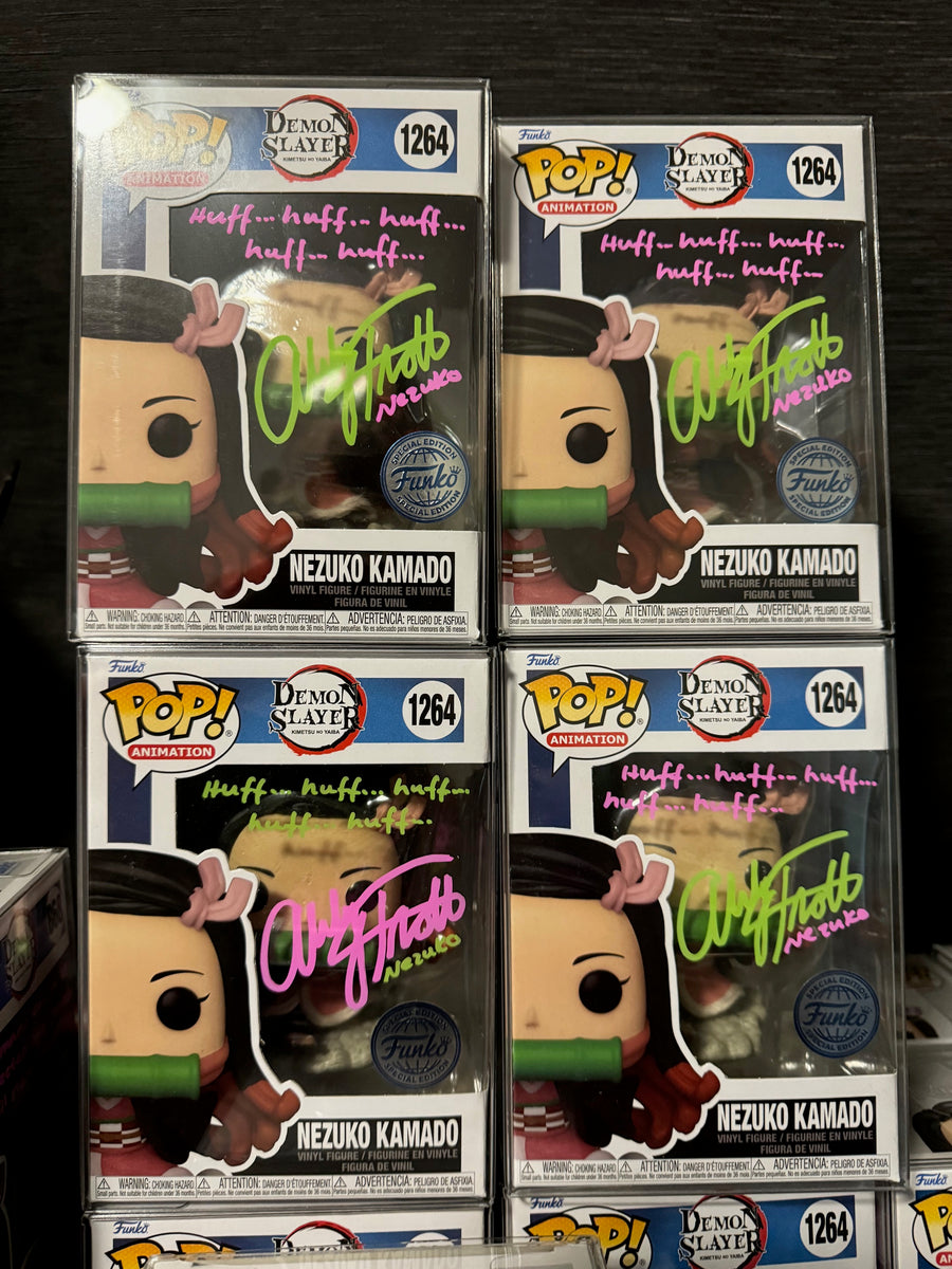 Nezuko signed psa certified Funko Pop good