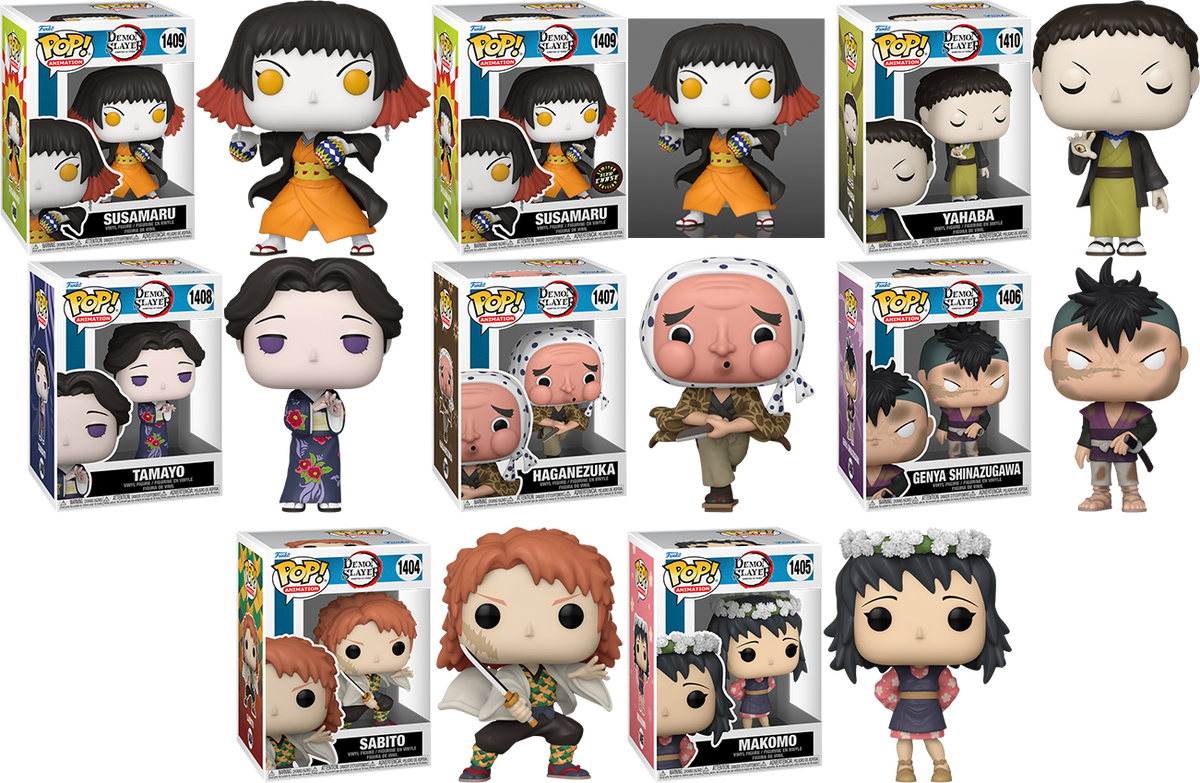 Demon Slayer: Pop! Vinyl Set Of 8 - Chase Bundle