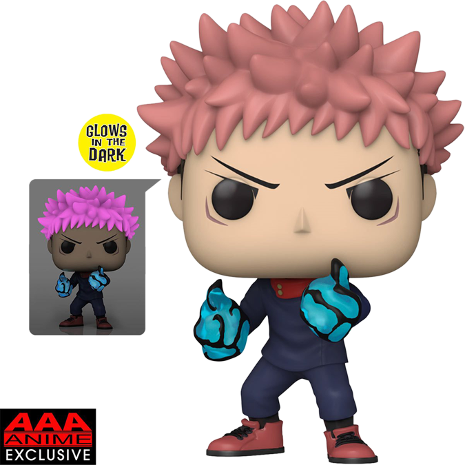 Jujutsu Kaisen: Yuji Itadori Divergent Fist Glow Pop! Vinyl - Aaa Excl 