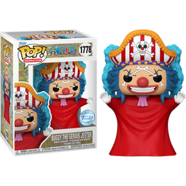 ONE PIECE - Buggy, der geniale Narr, exklusive Pop!-Vinylfigur