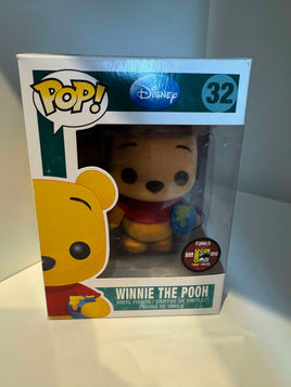 SDCC 2012 WINNIE THE POOH (FLOCKED) Pop! Vinyl - 480 LIMITED EDITION - Minor Box Damage