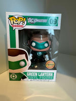 Pop! Vinyle GREEN LANTERN METALLIC CHASE - ÉDITION LIMITÉE - Légère détérioration de la boîte