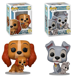 PRE-ORDER - DISNEY - LADY AND THE TRAMP Pop! Vinyl - Bundle (Set of 2)