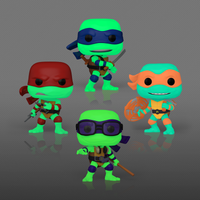 Teenage Mutant Ninja Turtles Mutant Mayhem (Glow) 4-Pack - AMAZON EXCLUSIVE