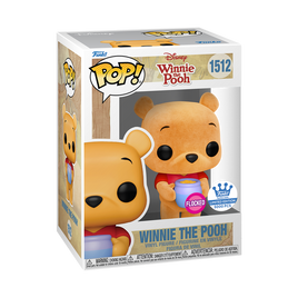 DISNEY - Winnie the Pooh FLOCKED Pop! Vinyl - OFFICIAL FUNKO EXCLUSIVE 5000PCS LIMTED EDITION