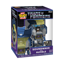 PRE-ORDER - TRANSFORMERS - Bitty Bot Soundwave with Rumble Pop! Vinyl Figure