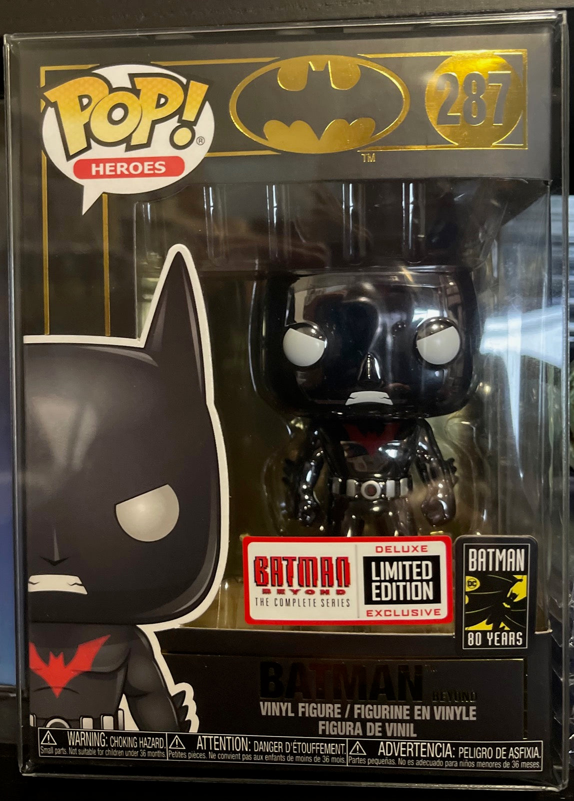 DC Batman Beyond Metallic Chrome Deluxe Pop Vinyl LIMITED