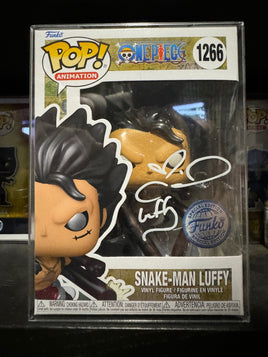 ONE PIECE - Snake-Man Luffy (METALLIC) - SIGNED by Colleen Clinkenbeard JSA CERTIFIED