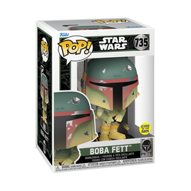 STAR WARS - Boba Fett avec fusil (Glow) #735 Pop! Figurine en vinyle - FETT LEGACY