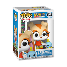 SONIC THE HEDGEHOG - Figurine Pop! en vinyle Buddy Cream avec du fromage