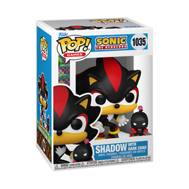 SONIC THE HEDGEHOG - Figurine Pop! en vinyle Buddy Shadow avec Dark Chao