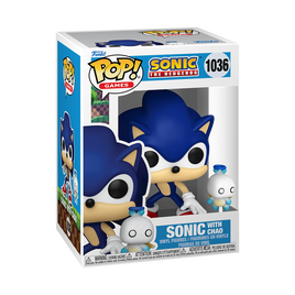 SONIC THE HEDGEHOG - Figurine Pop! en vinyle Buddy Sonic avec Chao