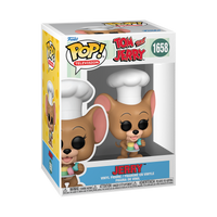 PRÉCOMMANDE - TOM ET JERRY - Figurine Pop! en vinyle Jerry avec des macarons