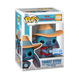 PRE-ORDER - DISNEY - Tourist Stitch Pop! Vinyl - FUNKO EXCLUSIVE