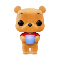 DISNEY - Winnie the Pooh FLOCKED Pop! Vinyl - OFFICIAL FUNKO EXCLUSIVE 5000PCS LIMTED EDITION