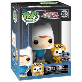 ADVENTURE TIME PHYSICAL COLLECTIBLES - Freddy & Proto as Finn & Jake Pop! Vinyl - NFT EXCLUSIVE 2400PCS