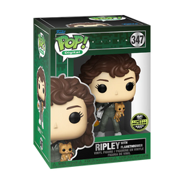 PRÉCOMMANDE - Alien Ripley avec lance-flammes NFT Redemption 2200 pièces Funko Pop! Vinyle - EXCLUSIVITÉ FUNKO NFT