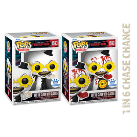 Pop! Vinyle Art le Clown avec des Lunettes - EXCLUSIVITÉ FUNKO 1 CHANCE DE CHASE SUR 6