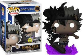 BLACK CLOVER: Black Asta Glow Pop! Vinyl - ENTERTAINMENT EARTH EXCLUSIVE