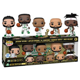 PRE-ORDER - Boston Celtics 2024 NBA Champions 5-Pack LIMITED EDITION - FUNKO EXCLUSIVE