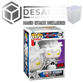 BLEACH - Figurine Pop! en vinyle d'Ichigo blanc - EXCLUSIVITÉ FUNKO + DESACNE HARD STACK