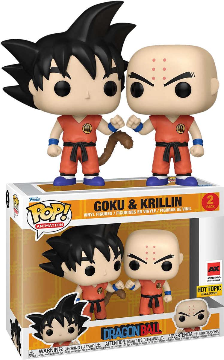 GOKU AND KRILLIN 2 PACK ANIME offers EXPO EXCLUSIVE 2023 FUNKO POP!