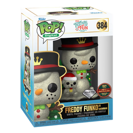 FESTIVAL OF FUN SERIES - PHYSICAL COLLECTIBLES - Freddy Funko as Snowman Pop! Vinyl - NFT EXCLUSIVE 1900PCS