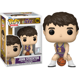 NBA - John Stockton (im lila Trikot) #194 Pop! Vinylfigur