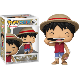 ONE PIECE - Monkey D. Luffy mit Meat Pop! Vinylfigur