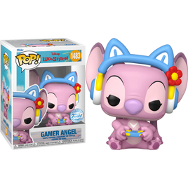 LILO &amp; STITCH : Figurine Pop! en vinyle exclusive Gamer Angel