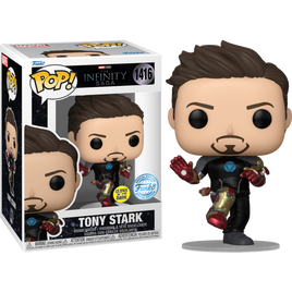 MARVEL: IRON MAN 3 – Tony Stark Suit-Up Glow Exklusive Pop! Vinylfigur