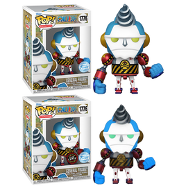 ONE PIECE - General Franky Exclusive Pop! Vinyl Figure - CHASE BUNDLE