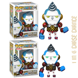 ONE PIECE - General Franky Exklusive Pop! Vinylfigur - 1 IN 6 CHASE CHANCE