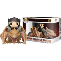 PRE-ORDER - HOUSE OF THE DRAGON - Aegon Targaryen with Sunfyre Rides Deluxe Pop! Vinyl