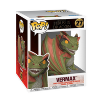 PRE-ORDER - Game of Thrones: House of the Dragon - Vermax 6" Super Sized Pop! Vinyl Figure