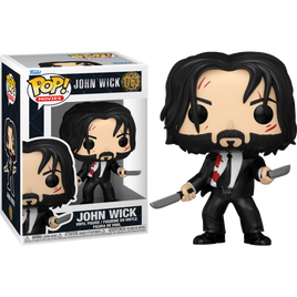 PRE-ORDER - John Wick with Knives (Bloody) Pop! Vinyl Figure