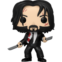 PRE-ORDER - John Wick with Knives (Bloody) Pop! Vinyl Figure