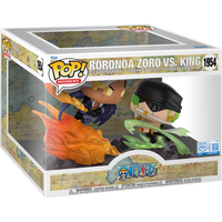 PRE-ORDER - One Piece - Roronoa Zoro vs. King (Unmasked) Pop! Moment Vinyl Figure