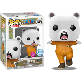 PRE-ORDER - ONE PIECE: Bepo (FLOCKED) Exclusive Pop! Vinyl Figure