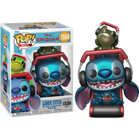 PRE-ORDER - Lilo & Stitch - Gamer Stitch (METALLIC) Exclusive Pop! Vinyl Figure - PLUS EDITION