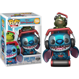 PRE-ORDER - Lilo & Stitch - Gamer Stitch (METALLIC) Exclusive Pop! Vinyl Figure - PLUS EDITION