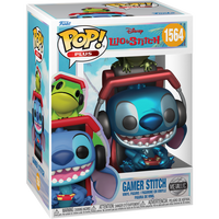 PRE-ORDER - Lilo & Stitch - Gamer Stitch (METALLIC) Exclusive Pop! Vinyl Figure - PLUS EDITION