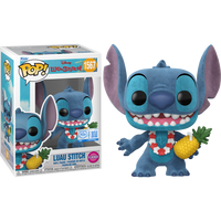 PRE-ORDER - Lilo & Stitch - Luau Stitch (FLOCKED) Exclusive Pop! Vinyl Figure