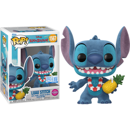 PRE-ORDER - Lilo & Stitch - Luau Stitch (FLOCKED) Exclusive Pop! Vinyl Figure