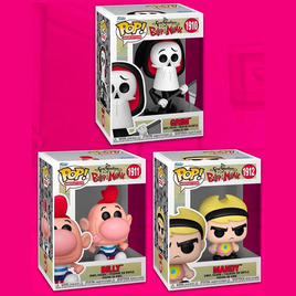 PRE-ORDER - THE GRIM ADVENTURES OF BILLY & MANDY - Pop! Vinyl Figure - BUNDLE SET OF 3