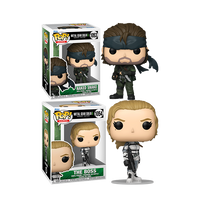 PRE-ORDER - METAL GEAR SOLID - Naked Snake & The Boss Pop! Vinyl Figure - BUNDLE SET OF 2