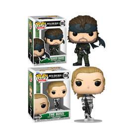 PRE-ORDER - METAL GEAR SOLID - Naked Snake & The Boss Pop! Vinyl Figure - BUNDLE SET OF 2