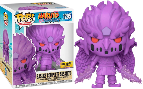 Funko Pop! Super: Naruto Shippuden - Sasuke Complete Susano'o Hot Topi –  Fundom