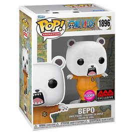 PRE-ORDER - ONE PIECE: Bepo (FLOCKED) Pop! Vinyl Figure - AAA EXCLUSIVE