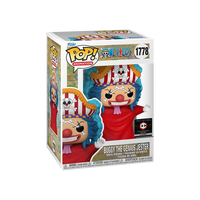 ONE PIECE - Figurine Pop! en vinyle Buggy The Genius Jester - EXCLUSIVITÉ CHALICE - ÉDITION PRÉ-SORTIE